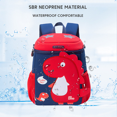 Toddler 3D Dinosaur Kindergarten Mochila حقيبة ظهر برسومات كرتونية لطيفة للأولاد والبنات