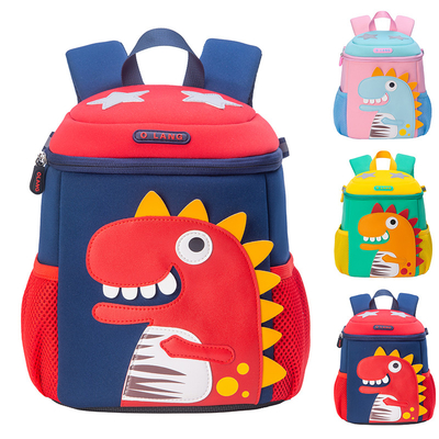 روضة أطفال مقاوم للماء حقيبة ظهر Mochila Dinosaur 3D لطيف الكرتون طفل حقيبة كتب