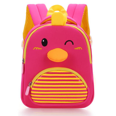3D CuteWaterproof Children School Backpack Bird الحقائب المدرسية للأطفال الأولاد