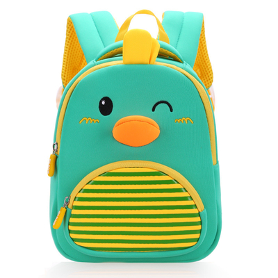 3D CuteWaterproof Children School Backpack Bird الحقائب المدرسية للأطفال الأولاد