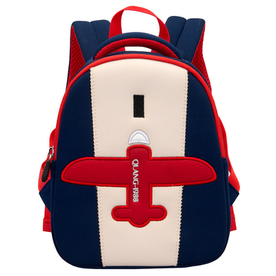 BSCI Airplane Pilots Kids Toddler Backpack حقيبة مدرسية لرياض الأطفال النيوبرين مقاومة للماء