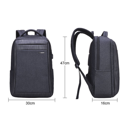حقائب الكمبيوتر المحمول للرجال الكلية 15.6 بوصة USB المضادة للسرقة Daypacks