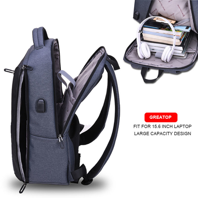 حقائب الكمبيوتر المحمول للرجال الكلية 15.6 بوصة USB المضادة للسرقة Daypacks