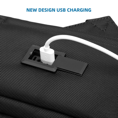 حقيبة كمبيوتر محمول للأعمال FCS حقيبة ظهر USB لشحن حقيبة سفر رجال الأعمال غير الرسمية